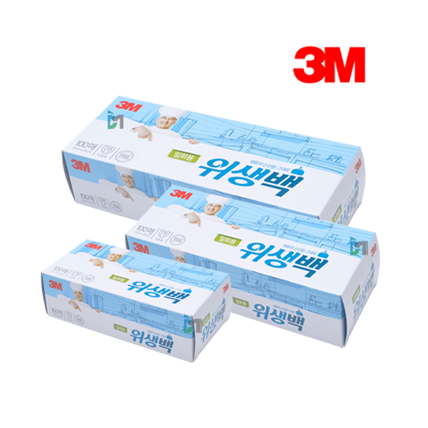 3M 일회용 위생백 - 대 100매