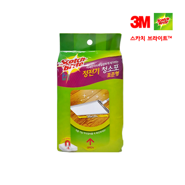 3M 스카치브라이트 표준형 막대걸레 (리필형 정전기포 물걸레청소포 추가구매가능)