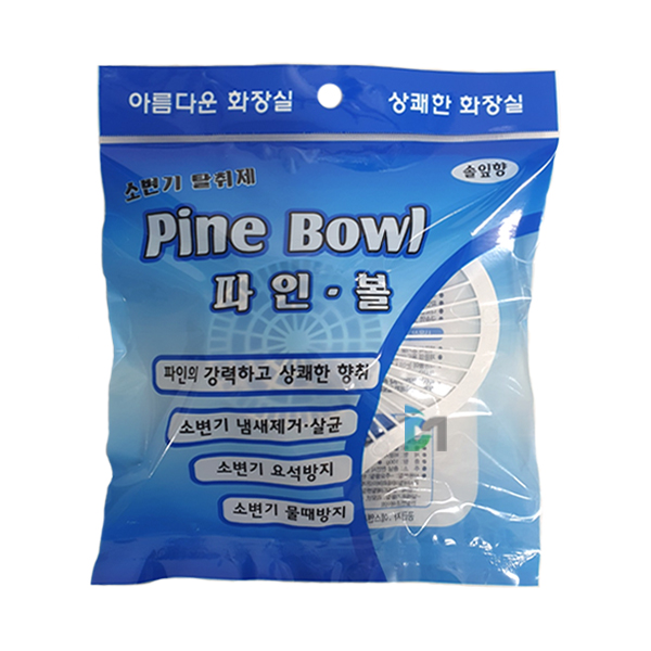 [에스앤씨] 파인볼 플러스 (고체 탈취제) 솔잎향 100g - 남자소변기 탈취제